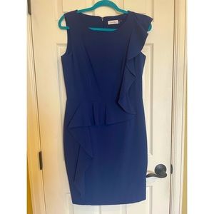 Calvin Klein sleeveless sheath dress